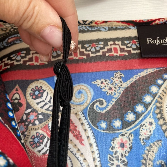 Rafaella Sheer Lined Floral Top - NWT - Picture 5 of 8